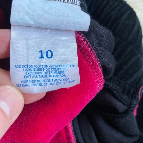 Vintage Velvet circle skirt black & pink Best By Lannie - Picture 5 of 9